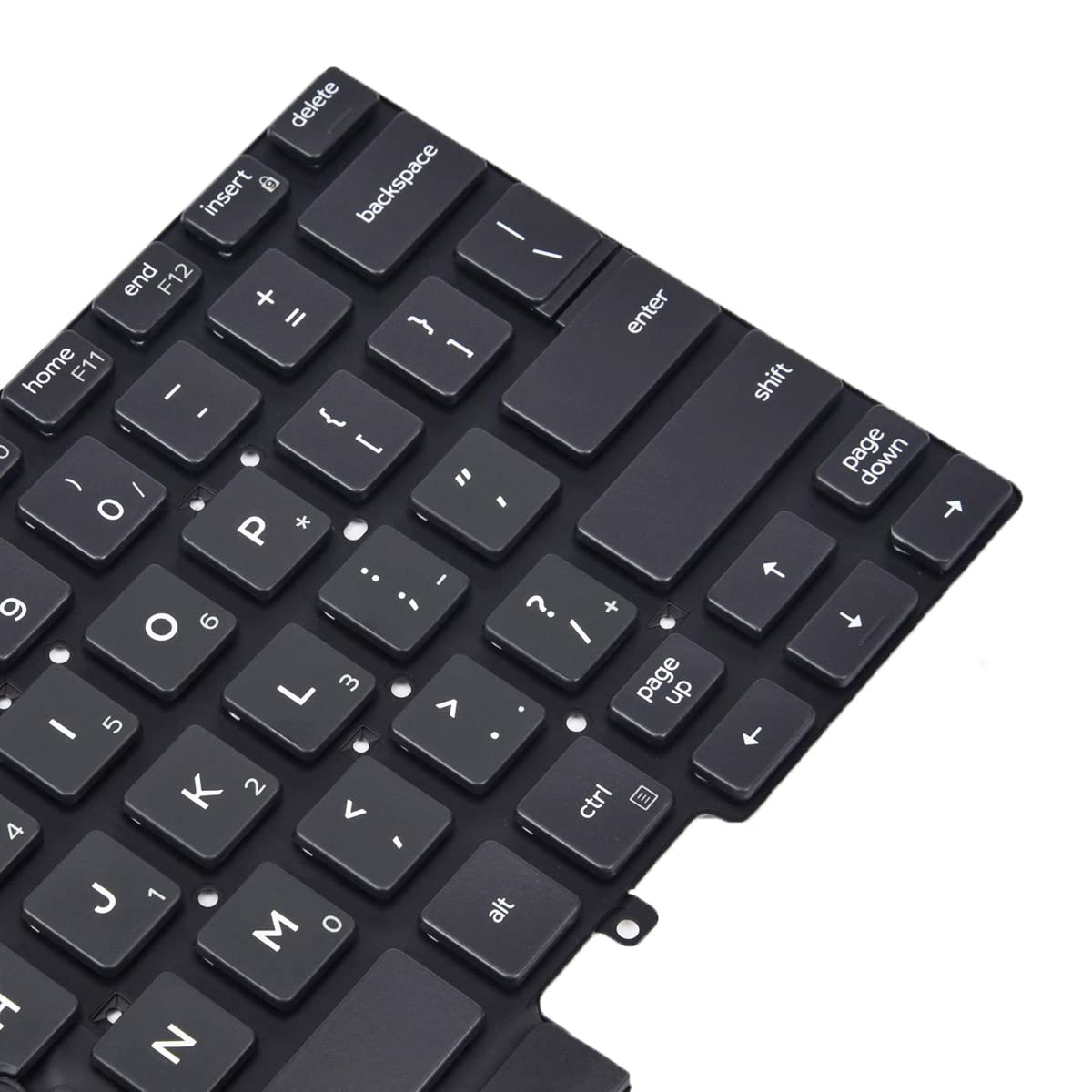 Ersatztastatur für Dell Latitude 3400, 5400, 5401, 5410, 5411, 7400 und 7410 Laptops mit Hintergrundbeleuchtung und Mauszeiger, US-Layout (NICHT passend für Latitude 7400 2-in-1)