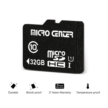 Micro Center 32 GB Class 10 MicroSDHC Flash-Speicherkarte mit Adapter für mobile Geräte wie Handys, Tablets, Drohnen und Full HD-Videoaufnahmen – 80 MB/s UHS-I, C10, U1 (5er-Pack)