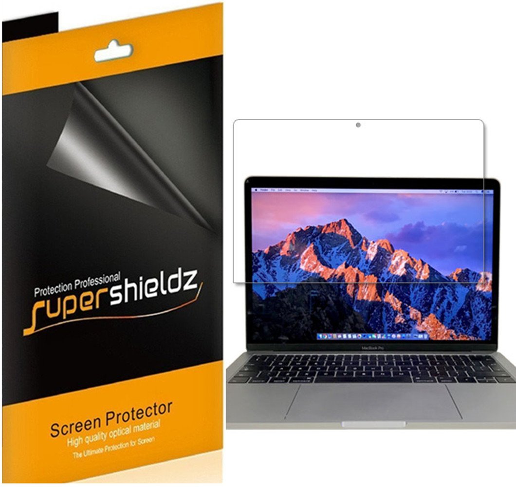 Supershieldz (3 Pack) Designed for MacBook Pro 13 inch (2016-2022 / M1, M2) Screen Protector, High Definition Clear Shield (PET)