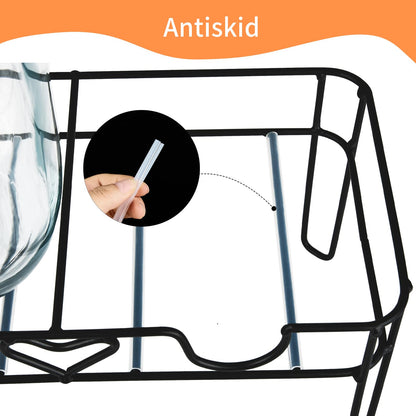 ShoreHao 2 Pack1Gallon Glass Drink Dispensers with Stand&Bamboo Lids&Fruit Infuser,304 Stainless Steel Leak-Proof Spigot,Beverage Dispenser for Parties,Water Sangria Juice Sun Tea Lemonade(Natural)