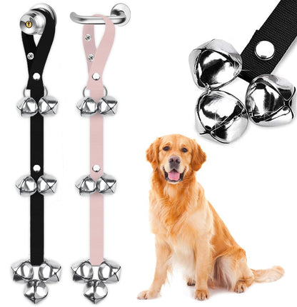 BLUETREE Hunde-Türklingeln Premium-Qualität, Trainings-Toilettenklingel, verstellbare Türklingel, Hunde-Türklingeln für die einfache Stubenreinheitserziehung Ihres Welpen - 7 extra große, laute 1,4-Türklingeln 