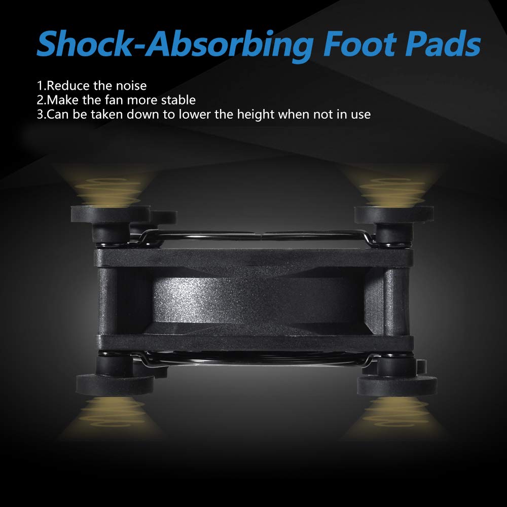 Leiser 80-mm-USB-Lüfter, tragbarer 5-V-USB-Lüfter zur Kühlung von Flachbildfernsehern, Xbox, DVR, PlayStation, Routern, TV-Receivern und Computergehäusen 