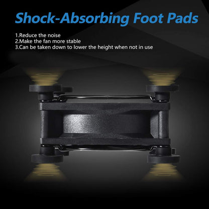 Leiser 80-mm-USB-Lüfter, tragbarer 5-V-USB-Lüfter zur Kühlung von Flachbildfernsehern, Xbox, DVR, PlayStation, Routern, TV-Receivern und Computergehäusen 