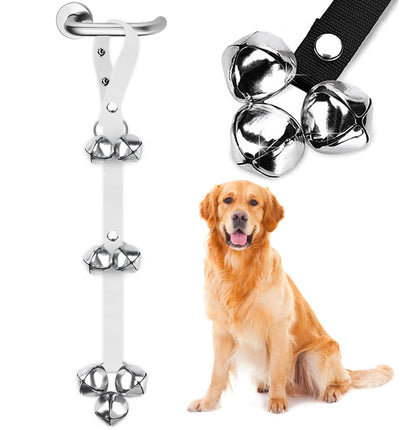 BLUETREE Hunde-Türklingeln Premium-Qualität, Trainings-Toilettenklingel, verstellbare Türklingel, Hunde-Türklingeln für die einfache Stubenreinheitserziehung Ihres Welpen - 7 extra große, laute 1,4-Türklingeln 