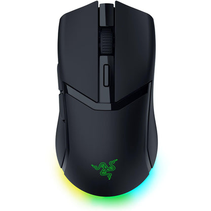 Razer Cobra HyperSpeed ​​Kabellose Gaming-Maus: 9 anpassbare Bedienelemente – RGB-Beleuchtung – Optisches Scrollrad – Optische Schalter – Gen-4-26K-Sensor – 2,4 GHz, Bluetooth &amp; USB-C – Bis zu 170 Stunden Akkulaufzeit