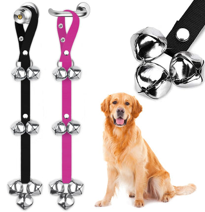 BLUETREE Hunde-Türklingeln Premium-Qualität, Trainings-Toilettenklingel, verstellbare Türklingel, Hunde-Türklingeln für die einfache Stubenreinheitserziehung Ihres Welpen - 7 extra große, laute 1,4-Türklingeln 