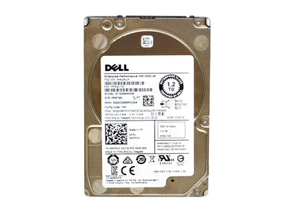 Seagate 1.2TB HDD 10K RPM 2.5" 12Gb/s SAS Hard Disk Drive Model: ST1200MM0088 DP/N: WXPCX