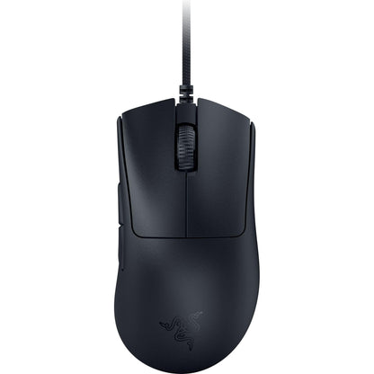 Razer DeathAdder V3 Kabelgebundene Gaming-Maus: Ultraleicht (59 g) – Optischer Focus Pro 30K-Sensor – Schnelle optische Schalter der 3. Generation – 8.000 Hz HyperPolling – 6 programmierbare Tasten – Ergonomisches Design – Speedflex-Kabel – Schwarz