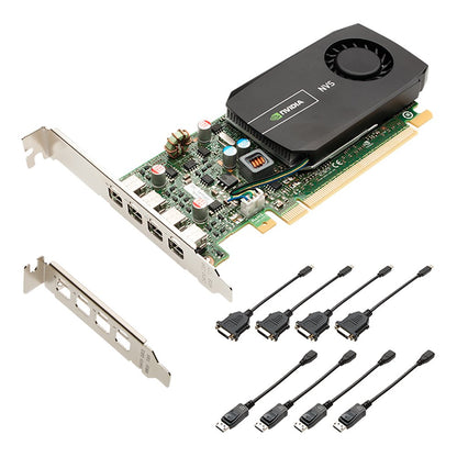 PNY NVIDIA NVS 510 Grafikkarte mit DisplayPort- und DVI-Zubehör VCNVS510DVI-PB