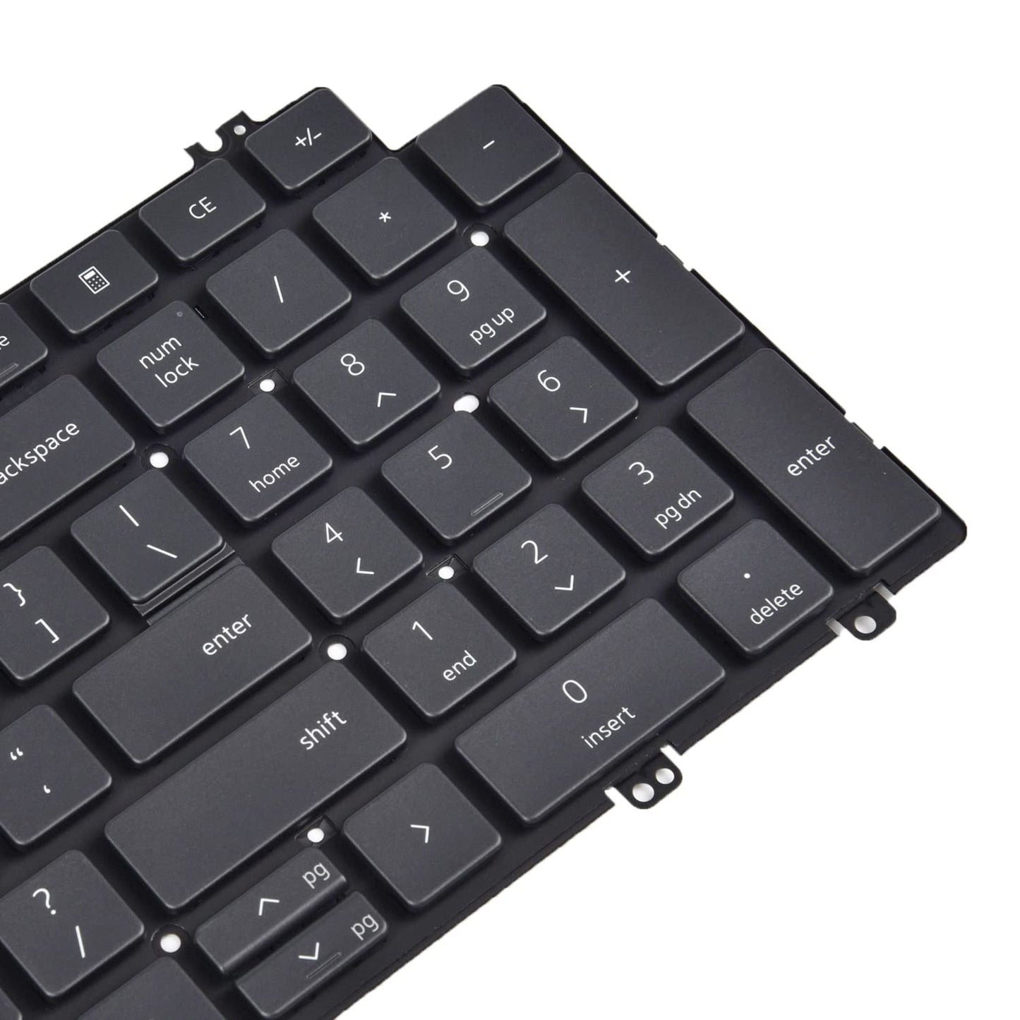 Ersatztastatur für Dell Latitude 5520, 5530, 5540, 5521, 5531, Precision 3560, 3570, 3580, 3561, 3571, 3581, 7670, 7680, 7770, 7780 Laptops mit Hintergrundbeleuchtung (US-Layout), Teilenummer: N7N16 0N7N16