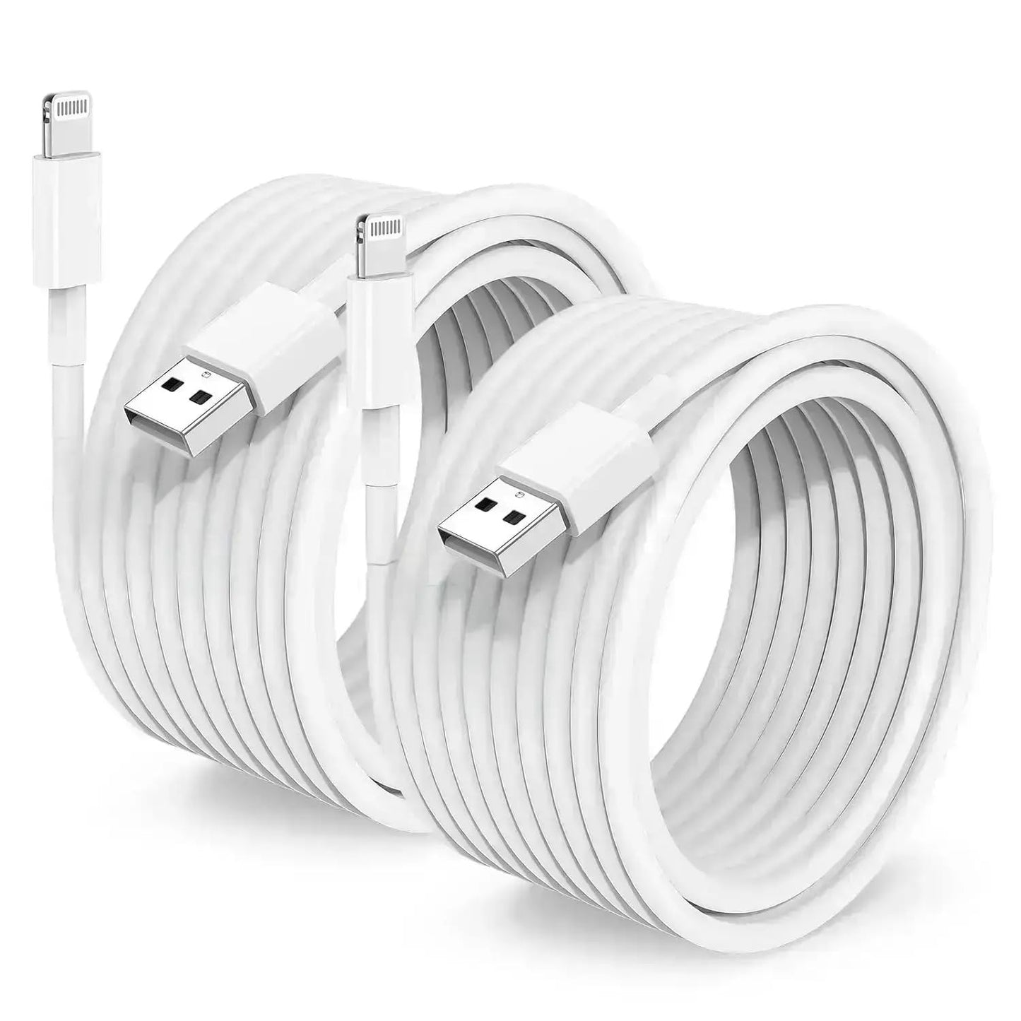 3 Pack Apple MFi Certified Charger Cable 6ft, Lightning to USB Cable Cord 6 Foot, 2.4A Fast Charging,Apple Phone Long Chargers for iPhone 13/12/11/11Pro/11Max/ X/XS/XR/XS Max/8/7/6