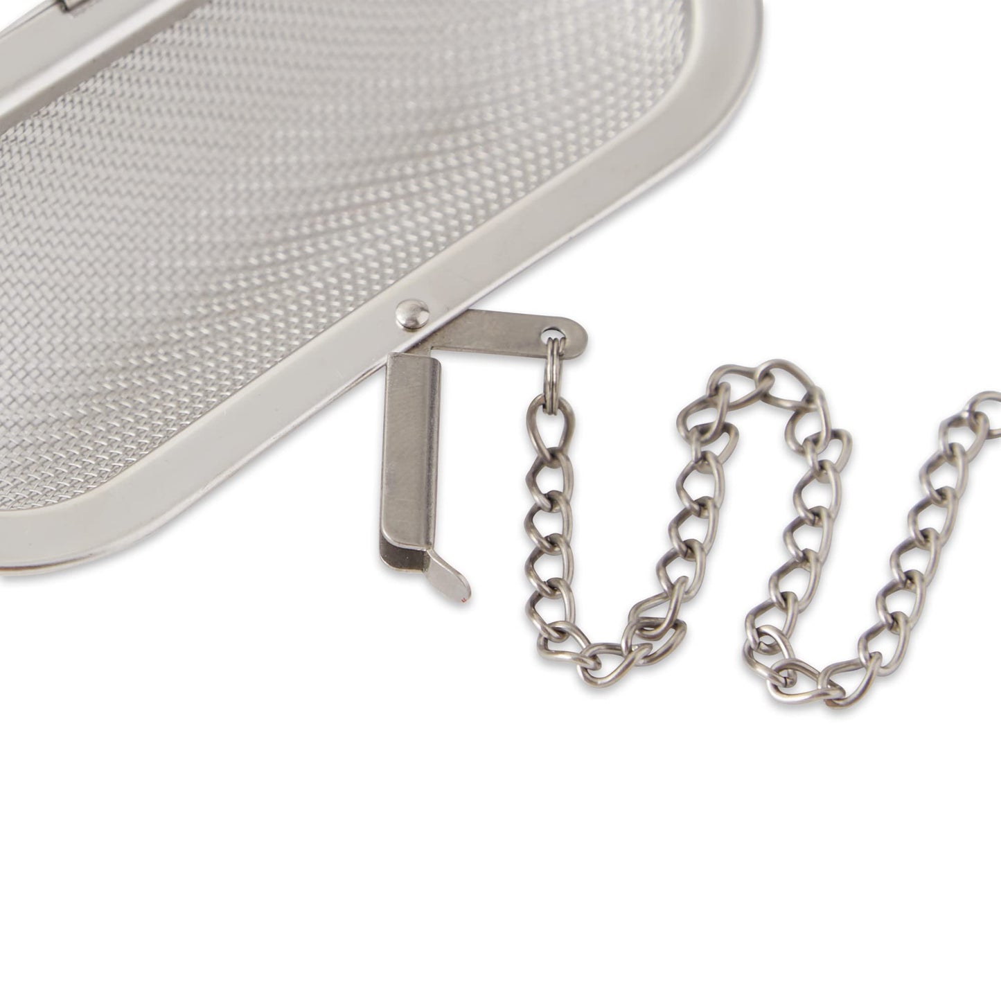 RSVP International Endurance Kitchen Collection Stainless Steel Mesh Floating Spice Infuser for Soups, Stews or Large Tea Pot, Jumbo Oval, 4.25x1.75"