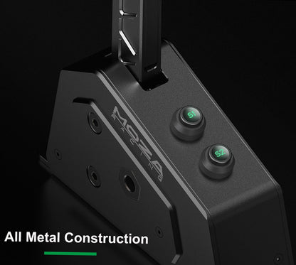 MOZA SGP Sequential Shifter PC USB Racing Similator Joysticks, Versatile Multi-Functional Handle, Non-Contact Hall Sensor, Personalized Adjustability, Dynamic RGB Backlit Mechanical Buttons