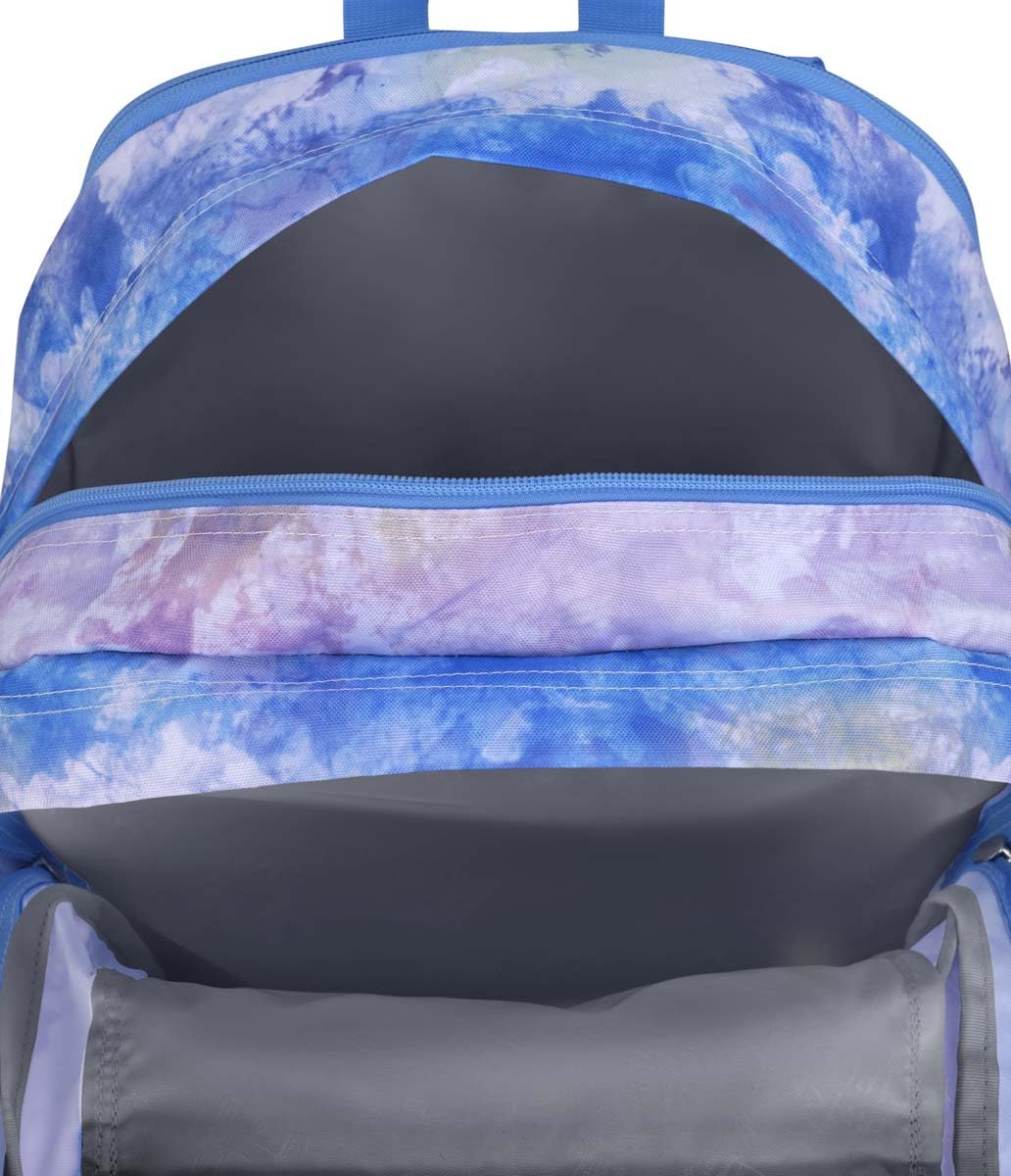 JanSport Laptop-Rucksack – Computertasche mit 2 Fächern, ergonomischen Schultergurten, 15-Zoll-Laptopfach, Tragegriff – Bücherrucksack – Erdbeer-Dusche 