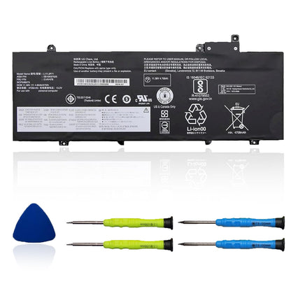 OUWEE L17L3P71 L17M3P71 Laptop-Akku, kompatibel mit Lenovo ThinkPad T480S Serie Notebook 01AV478 SB10K97620 01AV479 SB10K97621 L17M3P72 01AV480 SB10K97622, ​​11,58 V, 57 Wh, 4920 mAh