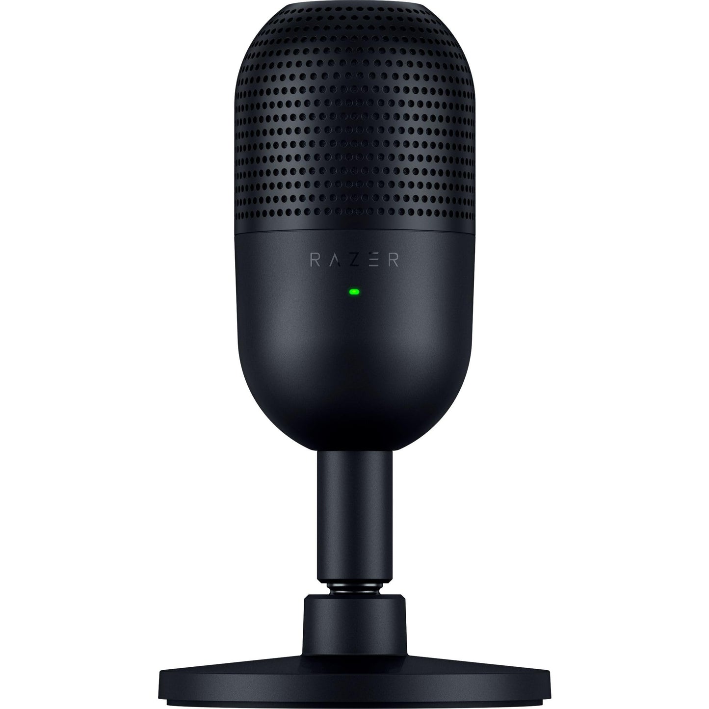 Razer Seiren V3 Mini-USB-Mikrofon: Kondensatormikrofon – Supernierencharakteristik – Stummschaltsensor mit LED-Anzeige – Stoßdämpfer – Ultrakompakt – Kompatibel mit PC, Discord, OBS Studio und XSplit – Schwarz