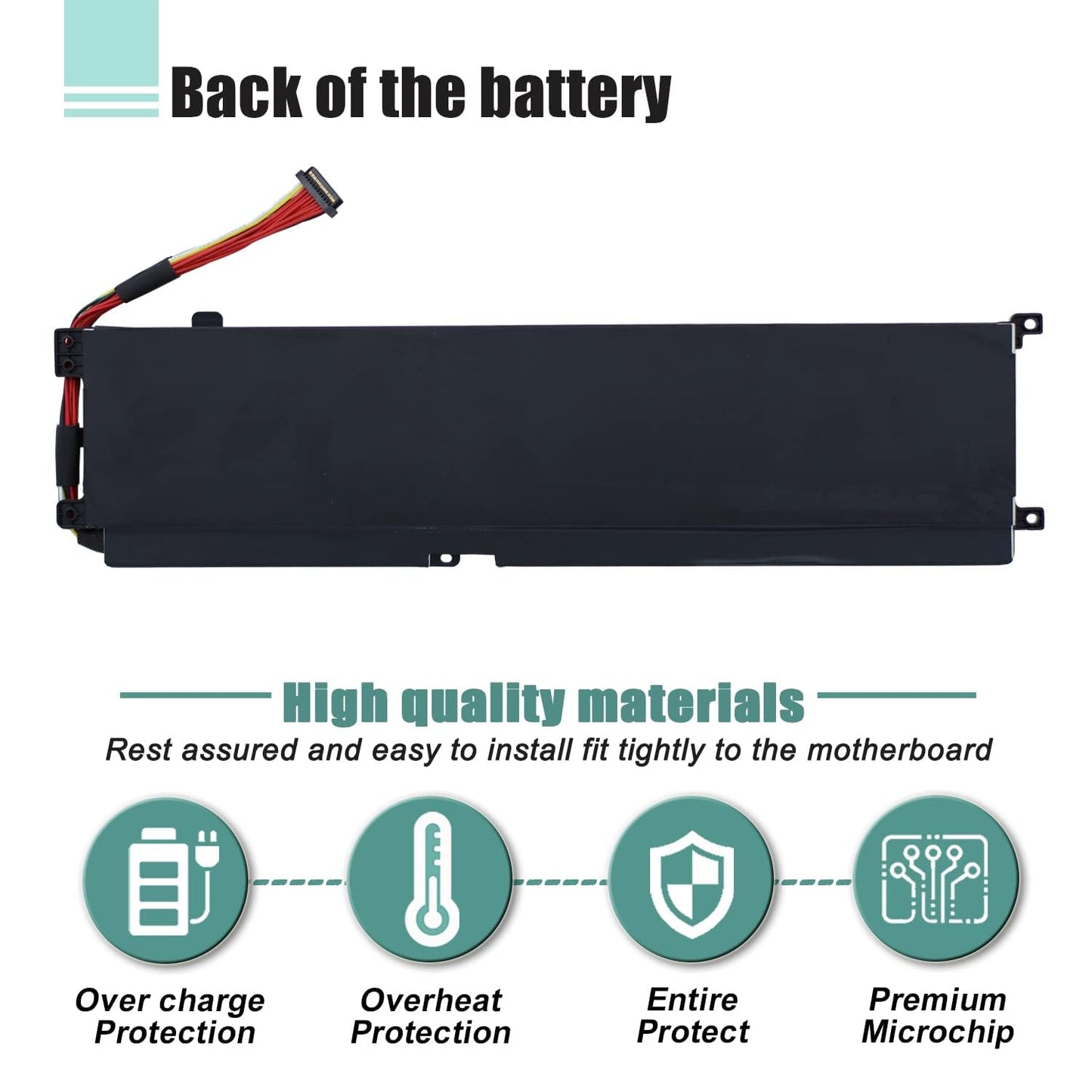 RC30-0270 Laptop-Akku als Ersatz für Razer Blade 15 Base 2018 2019 GTX 1660 Ti Base RZ09-0270 RZ090270 RZ09-0300 RZ09-03006 RZ09-03009 Serie Notebook (15,4 V 65 Wh 4221 mAh)