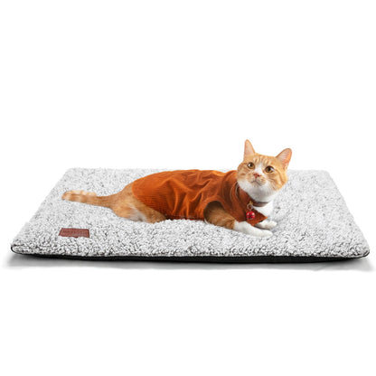 Self Warming Cat Bed Self Heating Cat Dog Mat 24 x 18 inch Extra Warm Thermal Pet Pad for Indoor Outdoor Pets with Removable Cover Non-Slip Bottom Washable Non Electric