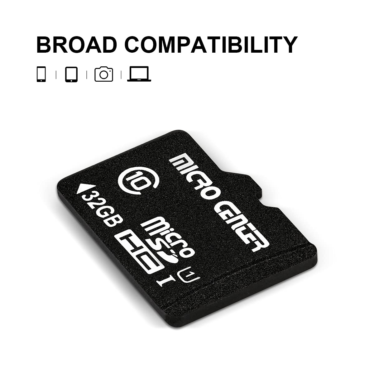 Micro Center 32 GB Class 10 MicroSDHC Flash-Speicherkarte mit Adapter für mobile Geräte wie Handys, Tablets, Drohnen und Full HD-Videoaufnahmen – 80 MB/s UHS-I, C10, U1 (5er-Pack)