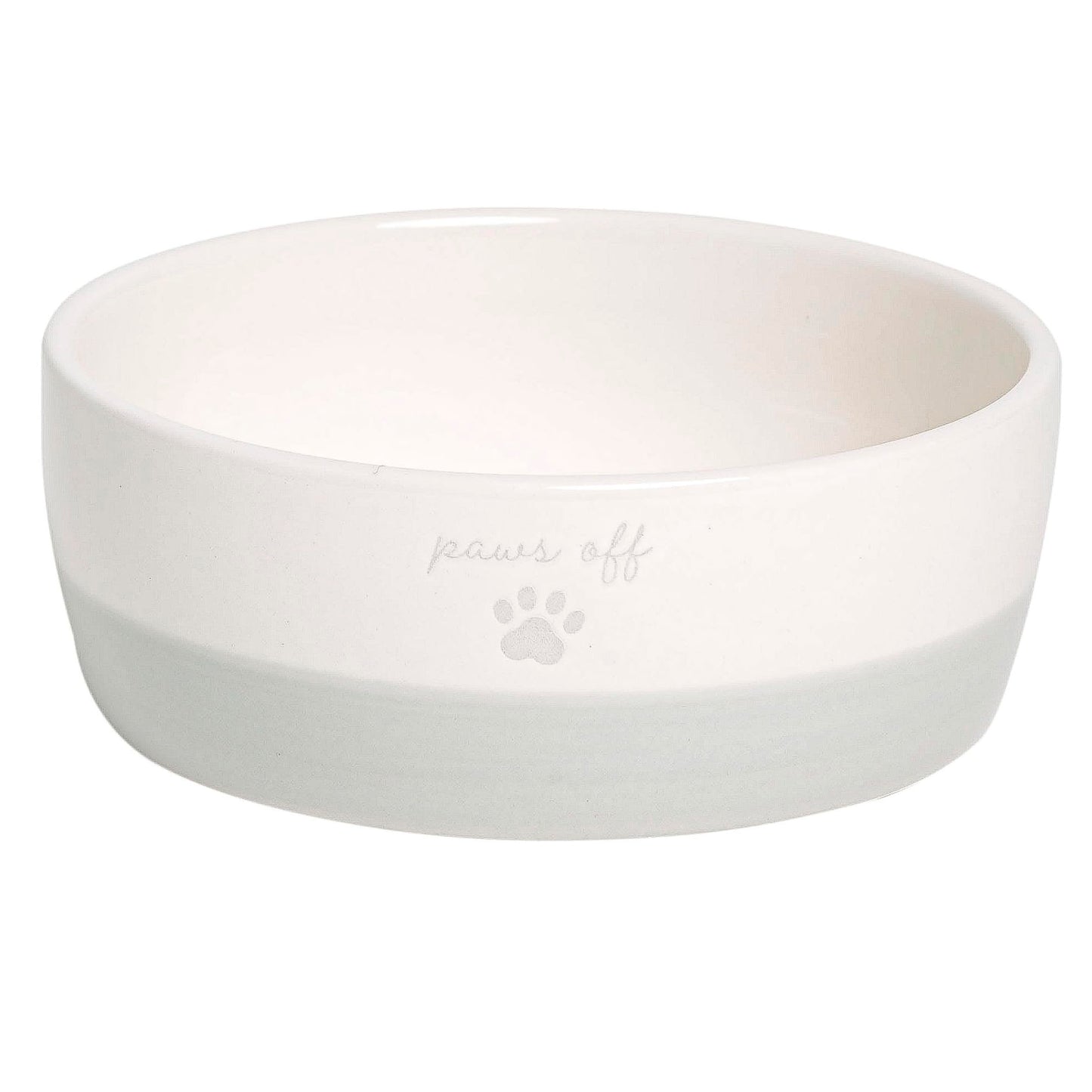 Pearhead Ceramic Bowl, Holds 2 Cups, Cute Whisker-Friendly Dish with Cat Face Design, Non-Slip, Microwave and Dishwasher Safe, Small/Medium
