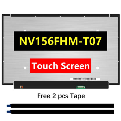TFTcenter NV156FHM-T07 V8.0 V8.1 V8.3 V8.4 LCD-Touchscreen-Ersatz, Touchscreen 15,6 Zoll 1920x1080 40Pin Laptop-Displaypanel (nur Panel) (Nicht für andere Modelle)