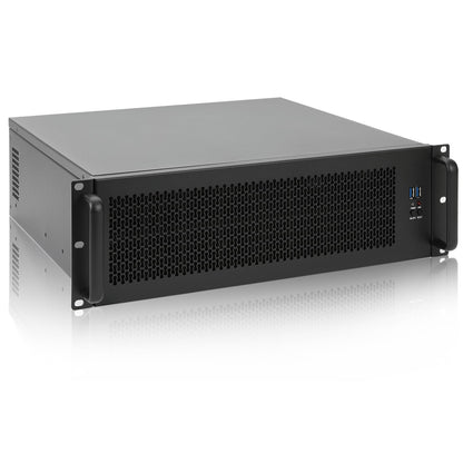 RackChoice 3U rackmount Server Chassis Support Liquid Cooling Compatibility up to Elevated 360mm Radiator Support SFX PSU/ATX/MicroATX/Mini-ITX MB