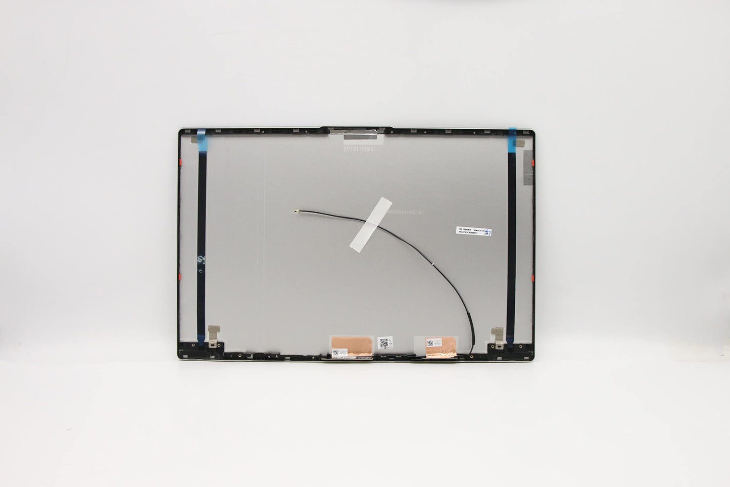 Neue Ersatz-LCD-Abdeckung (Rückseite/Oberdeckel) mit Scharnieren für Lenovo Ideapad 5-15 5-15IIL05 5-15ARE05 5-15ITL05 Laptop AM1K7000300 5CB0X56071 AM1K7000100 5CB0X56524, Silber