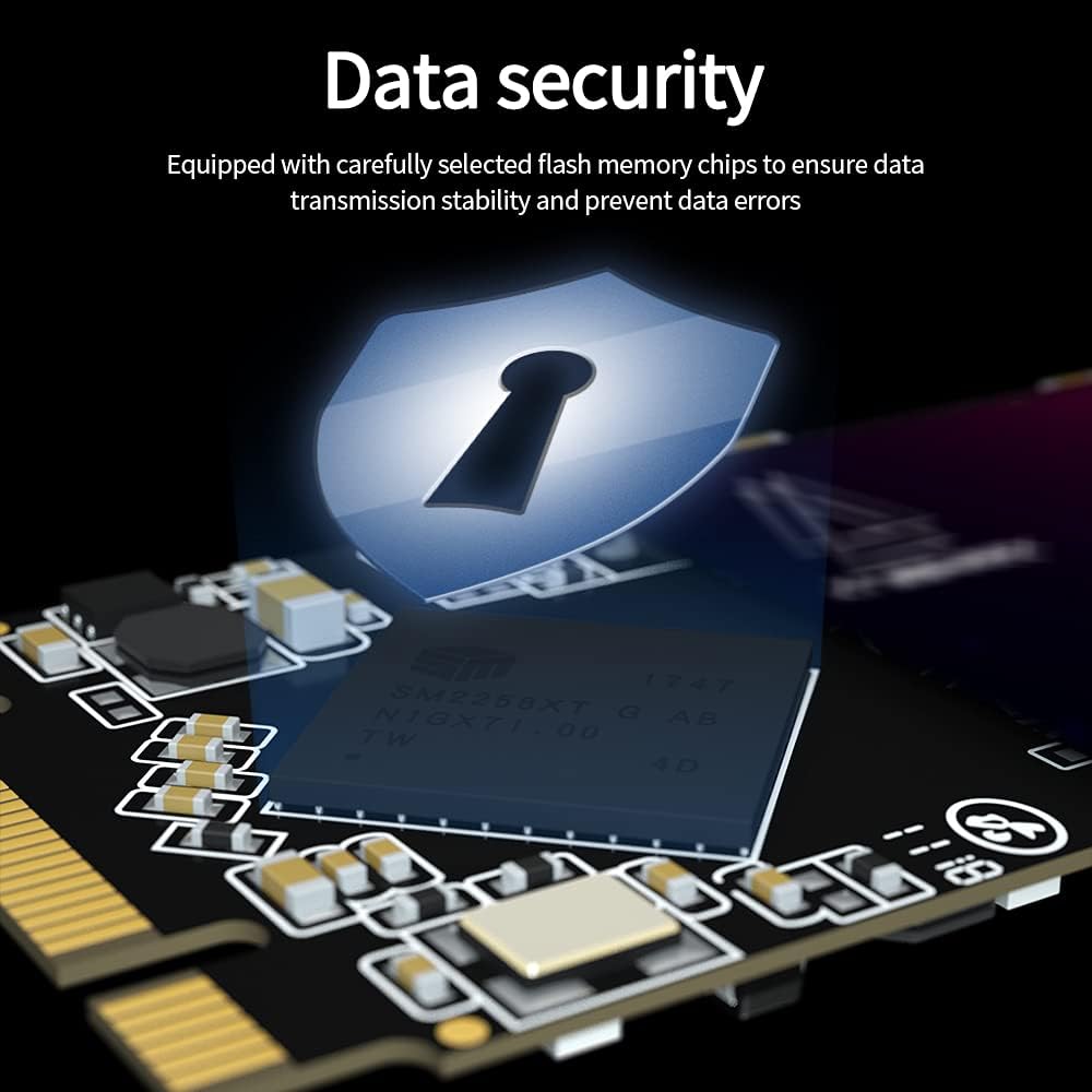 Kingshark M.2 2242 SSD 64GB NGFF Interne Solid-State-Festplatte, Hochleistungsfestplatte für Desktop-PCs und Laptops, SATA III 6 Gbit/s, inklusive SSD (64 GB, M.2 2242) 