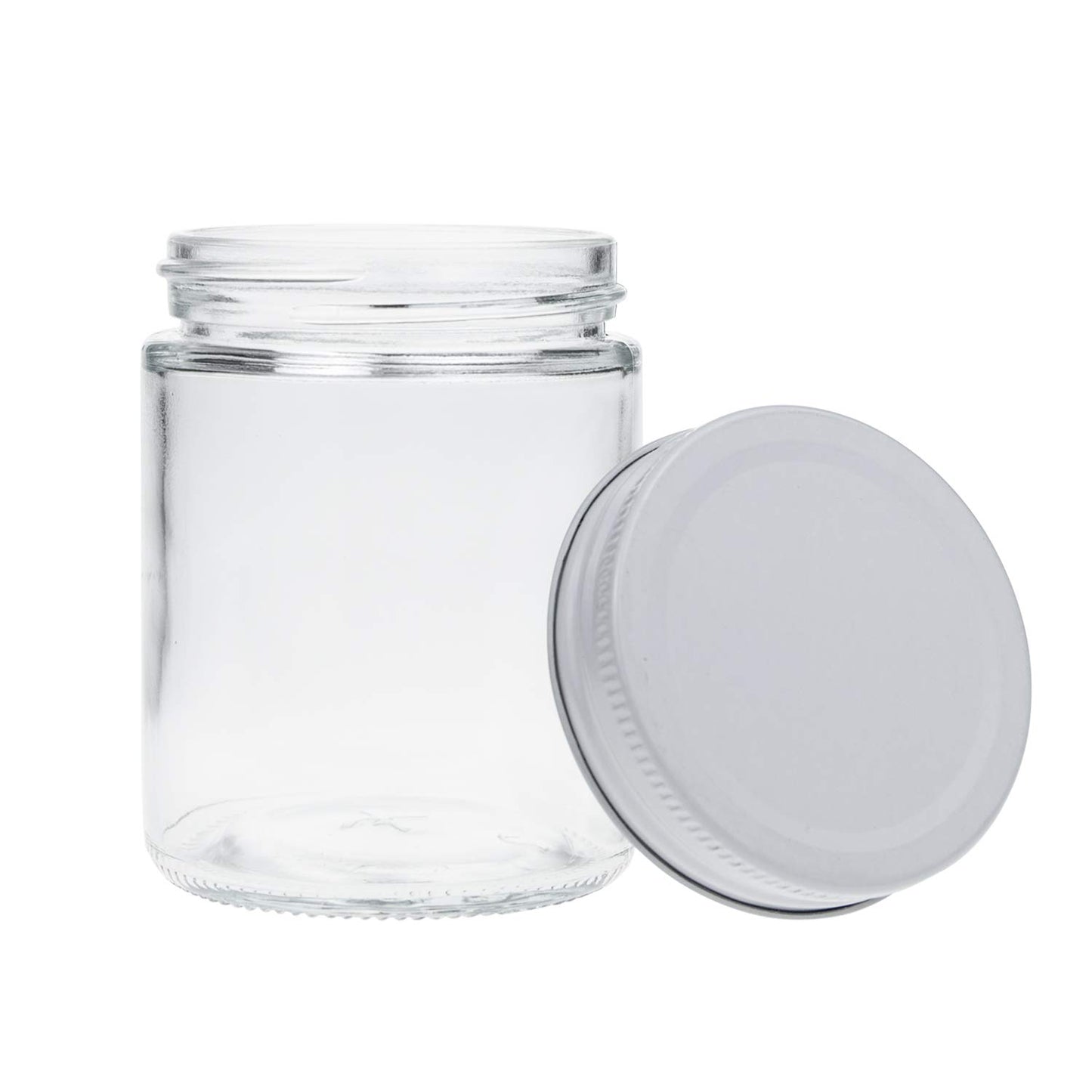 Suwimut 12 Pack Glass Mason Canning Jars, 9 oz Straight Sided Clear Glass Mason Jars, Regular Mouth Glass Jars Storage Containers for Jam, Jelly, Honey, Spice, Wedding Party Favors, Shower Favors