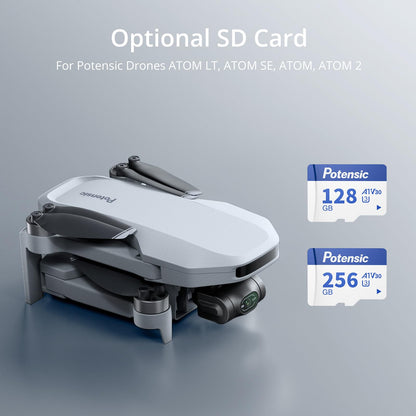 Potensic 256GB Speicherkarte für Drohnen, A1, U3, V30, Lesegeschwindigkeit bis zu 100 MB/s