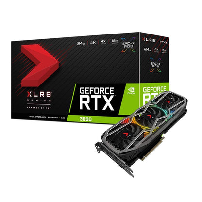 PNY GeForce RTX 3090 24GB XLR8 Gaming REVEL EPIC-X RGB Triple Fan Grafikkarte (Generalüberholt)