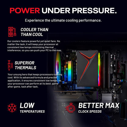 Skytech Gaming Nebula 2 Gaming PC, Intel i5 14400F 2.5GHz, NVIDIA RTX 5050 8GB, 1TB NVMe SSD, 16GB DDR5 RAM 5200, 650W Gold PSU, Wi-Fi, Win 11, Gaming Desktop