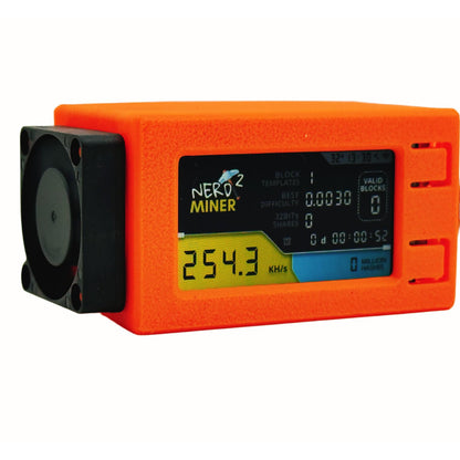 NerdMiner V2pro 250KH/s Upgrade from 78k to 250k Mini Lottery BTC Miner Solo Miner Smart Lucy Miner Win 6.25 BTC with Fan BTC Table Gadget