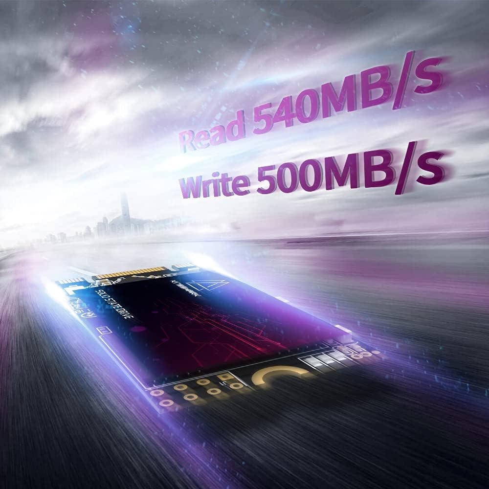 Kingshark M.2 2242 SSD 64GB NGFF Interne Solid-State-Festplatte, Hochleistungsfestplatte für Desktop-PCs und Laptops, SATA III 6 Gbit/s, inklusive SSD (64 GB, M.2 2242) 