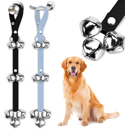 BLUETREE Hunde-Türklingeln Premium-Qualität, Trainings-Toilettenklingel, verstellbare Türklingel, Hunde-Türklingeln für die einfache Stubenreinheitserziehung Ihres Welpen - 7 extra große, laute 1,4-Türklingeln 