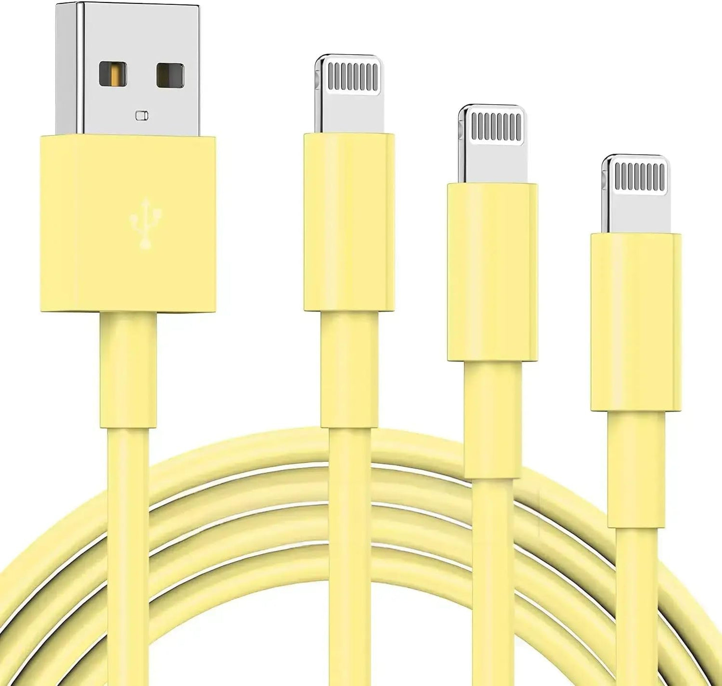 3 Pack Apple MFi Certified Charger Cable 6ft, Lightning to USB Cable Cord 6 Foot, 2.4A Fast Charging,Apple Phone Long Chargers for iPhone 13/12/11/11Pro/11Max/ X/XS/XR/XS Max/8/7/6