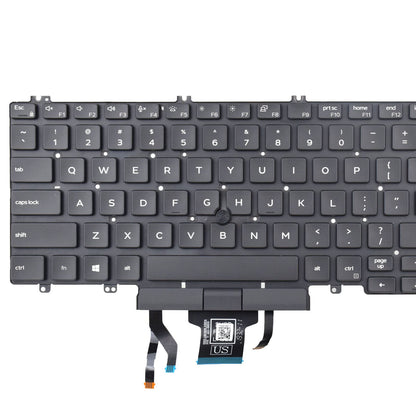 SUNMALL Replacement Keyboard Compatible with Dell Latitude 5500 5501 5510 5511.Precision 3540 3541 3550 3551 with Pointer and Backlight