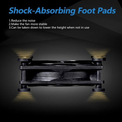 Leiser 80-mm-USB-Lüfter, tragbarer 5-V-USB-Lüfter zur Kühlung von Flachbildfernsehern, Xbox, DVR, PlayStation, Routern, TV-Receivern und Computergehäusen 