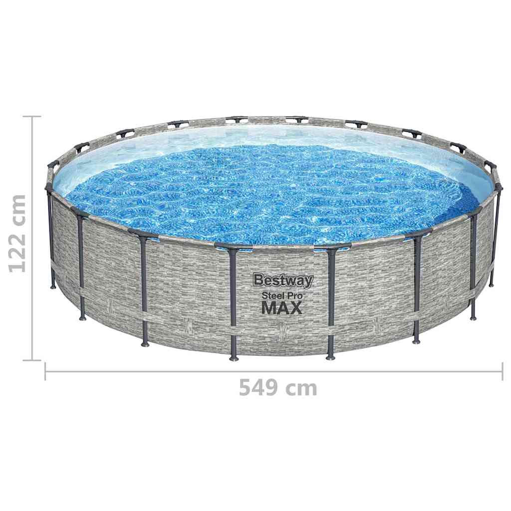 Power Steel Swimmingpool 549x122 cm