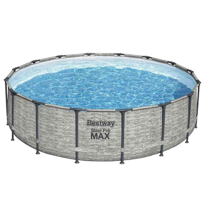Power Steel Swimming Pool Rund 488x122 cm