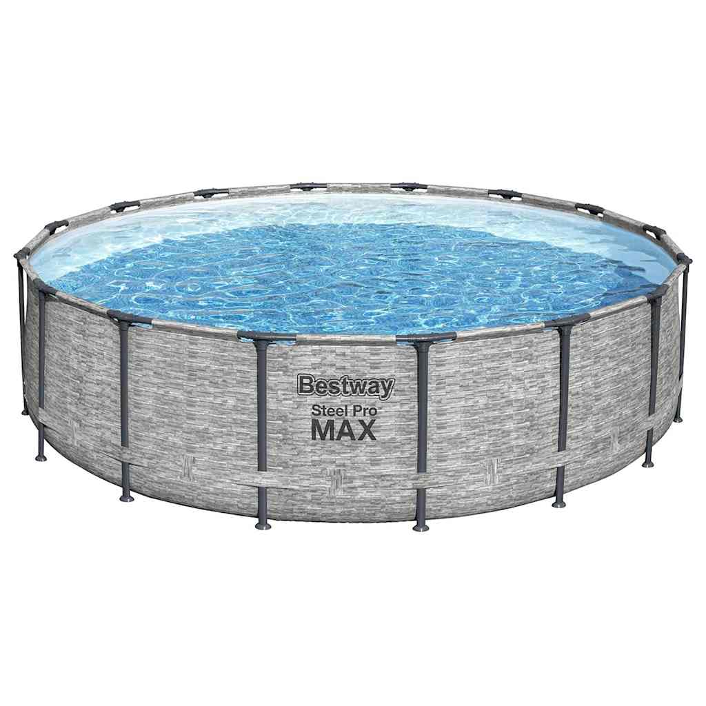Power Steel Swimming Pool Rund 488x122 cm