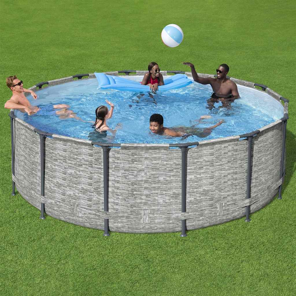 Power Steel Swimming Pool 427x122 cm