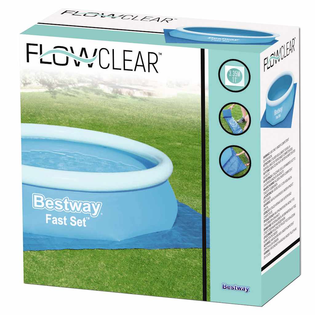 Pool-Bodenplane Flowclear 335×335 cm