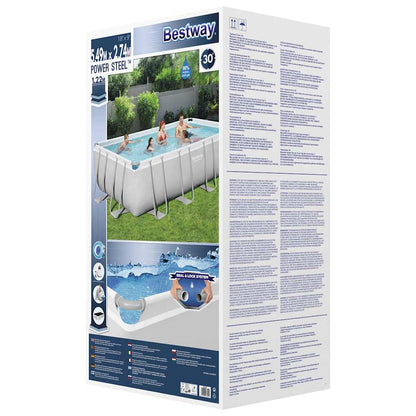 Power Steel Swimmingpool-Set Rechteckig 549x274x122 cm