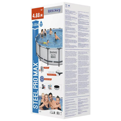 Steel Pro MAX Swimmingpool-Set 488x122 cm