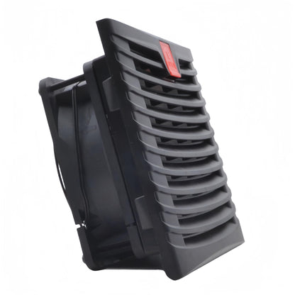 SXDOOL #803 Black 150x150mm Ventilator Filter Kit for Enclosure Cabinets, 120mm x 38mm AC/EC Fan, 115V/230V, Dustproof and Waterproof