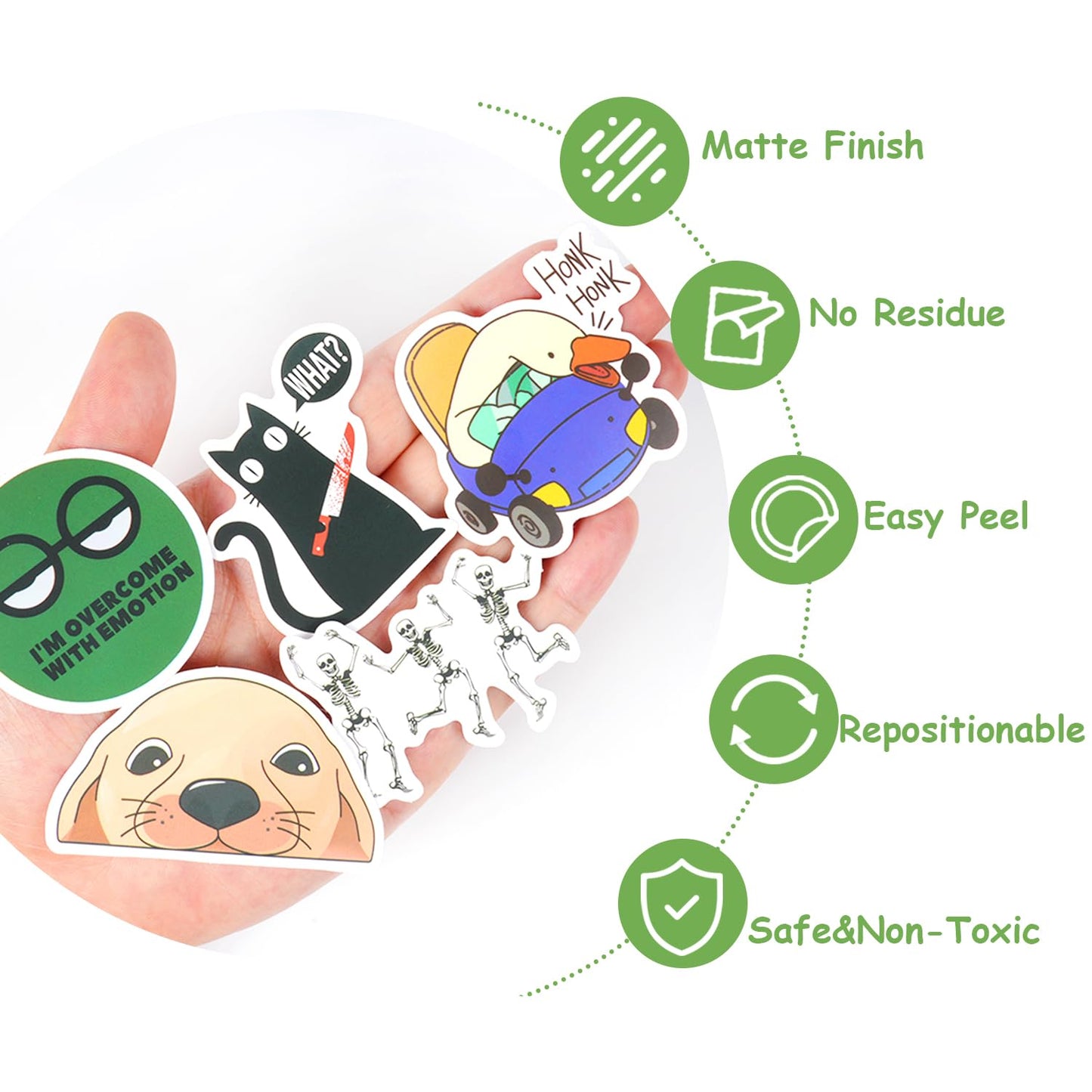 Aowplc 50 Stück Krankenschwester-Aufkleber, Vinyl-Aufkleber für Laptops und Wasserflaschen, Pflegeaccessoires für den Beruf 