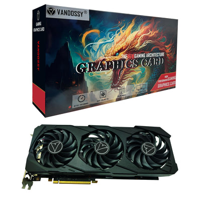 Radeon RX 5700 XT Graphics Card, 8GB GDDR6 256-Bit RDNA Architecture 1755/1905 MHz (Base/Boost Clock) DirectX 12 HDMI DP PCIe4.0 2K PC Gaming Video Card for Office Gaming (RX 5700 XT - Triple Fan)