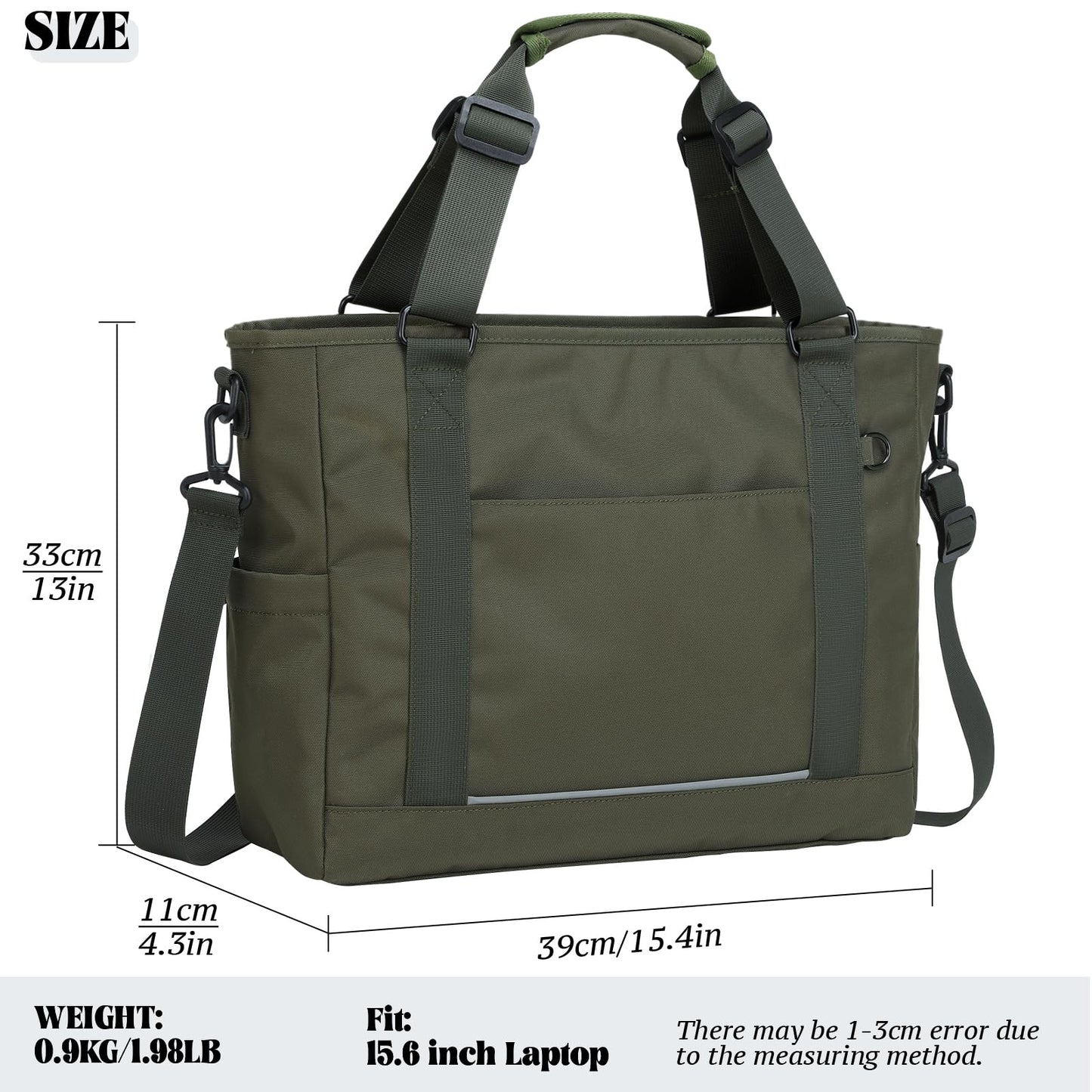 mygreen Tokyo Tote Messenger Backpack Convertible Tote Bag and Backpack, Fits 15.6" Laptop