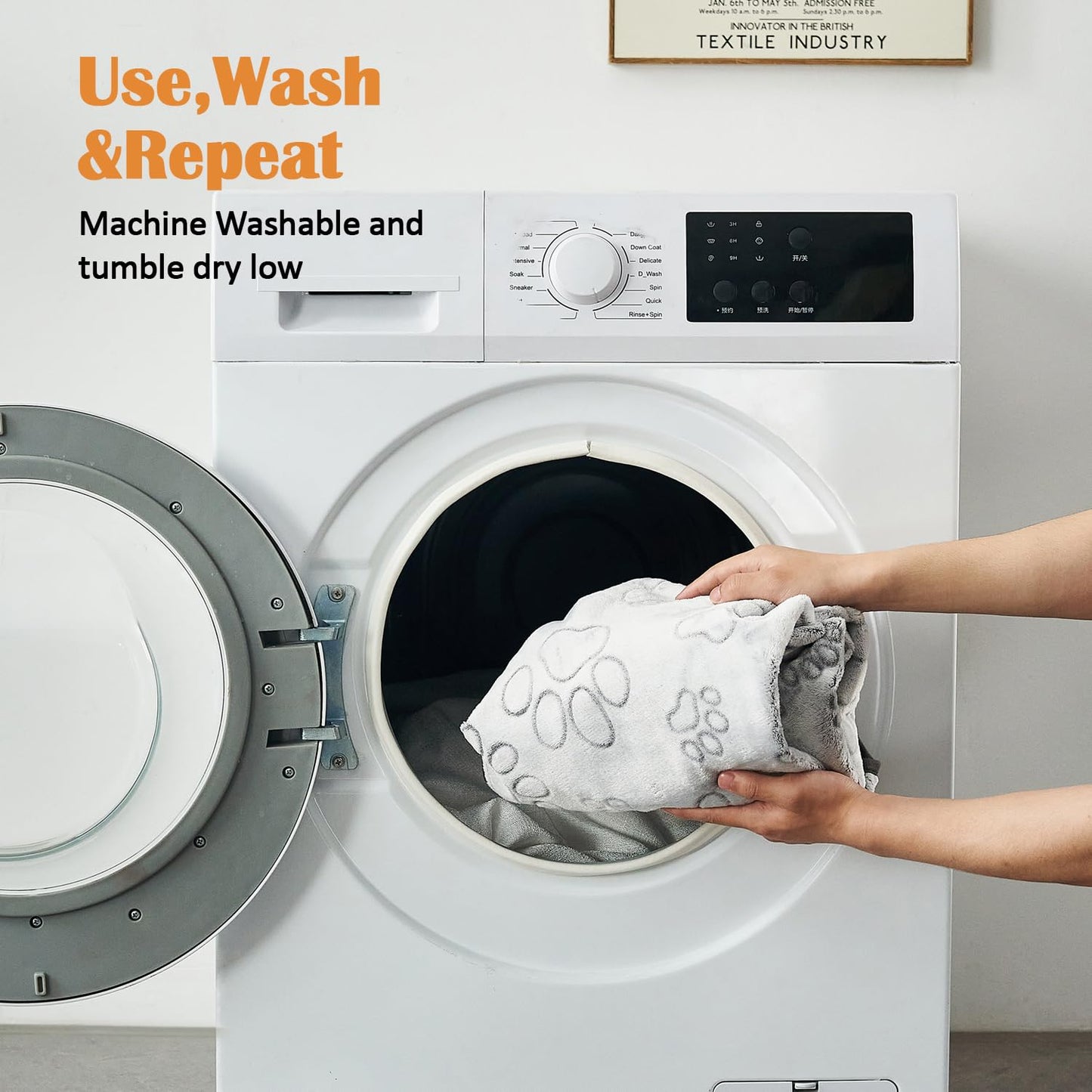 Qeils Wiederverwendbare Welpenunterlagen, 2er-Pack waschbare Welpenunterlagen, wasserdichte und rutschfeste Unterlage, saugfähige und auslaufsichere Trainingsmatten für Toilette, Box, Laufstall, Bett, Sofa, 45,7 x 61 cm